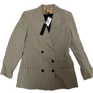 Classique entier double breasted lined blazer